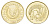 Кипр 1 цент 1998 KM 53.3 никель латунь UNC 4627-856