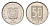 Эквадор 50 сентаво 1988 год-тип KM 90 сталь плакированная никелем UNC 4697-423