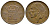БЕЛЬГИЯ 50 САНТИМОВ 1953 BELGIE KM 145 бронза 4383-1133