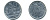 Бразилия 50 сентаво 1977 голова свободы влево KM 580b нержавеющая сталь UNC 86-1046