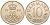 Дания 10 эре 1986 R; B, Маргрете  II (1972-2024) KM 860.3 медно-никель 116-256