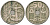 Испания 50 сентимо 1949 (56) Франко (1939-1975), морская атрибутика KM 777 медно-никель 4385-614