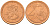Финляндия 2 евроцента 1999  KM 99 сталь плакированная медью  UNC  4160-349