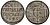 Бранденбург-Пруссия 1 шиллинг 1695 SD, Фридрих III (1688-1701), вес 0,52 гр. KM 590, v. Schrotter 851 серебро 1516-121