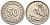 ФРГ 50 пфеннигов 1949 F KM 104, J. 379 медно-никель 4132-1156