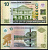 Суринам 10 долларов 2019 здание Центрального банка, река Суринам Pick 163 c  бумага  UNC (пресс) 449-79-1