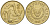 Кипр 2 цента 1992 KM 54.3 никель латунь 4174-1254