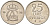 Швеция 25 эре 1972 Густав VI Адольф (1950-1973) KM 836 медно-никель UNC 4585-459