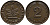 ФРГ 2 пфеннига 1966 J KM 106, J.381 бронза 33-227