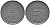 ДАНИЯ 1 ЭРЕ 1961 C; S, ФРЕДЕРИК IX (1947-1972) KM 839.2 цинк UNC 100-661