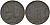 Бельгия 1 франк 1942 Belgique - Belgie, Леопольд III (1934-1947), германская оккупация, Вторая мировая война KM 127 цинк 4161-433