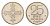 Норвегия 25 эре 1980 Улаф V (1957-1991) KM 417 медно-никель UNC 4588-647