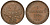 Россия 5 копеек 1864 ЕМ Биткин 311 медь 02-108-15