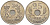 Дания 25 эре 1968 С;S, Фредерик IX (1947-1972) KM 855.1 медно-никель 202-735