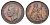Великобритания 1 пенни 1946 Георг VI (1936-1952) KM 845, Spink 4114 бронза 4661-826