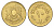 Египет 10 миллим 1973 KM 435 латунь UNC 4674-317