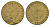 Великобритания игровой жетон Spade Guinea 1797 Георг III, диаметр 25 мм, вес 3,54 гр латунь 4657-845