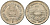 Индия 1 рупия 1991 Парламентская конференция KM 90 медно-никель UNC 95-435