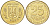 Украина 25 копеек 2013 KM 2.1b, Schon 27a алюминиевая бронза aUNC 4613-919