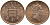 Великобритания 1 пенни 1995 Елизавета II (1952-2022) KM 935a, Spink 4391 (B4) сталь плакированная медью 99-1061