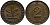 ФРГ 2 пфеннига 1966 D KM 106, J.381 бронза 99-145