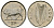 Ирландия 5 пенсов 2000 бык KM 28 медно-никель 4136-928