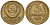 СССР 3 копейки 1950 KM 114, Федорин 104 алюминиевая бронза 4575-1053