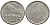 Норвегия 25 эре 1965 Улаф V (1958-1991), синица KM 407 медно-никель 4396-423