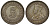 Стрейтс-Сетлментс 5 центов 1926 Георг V (1910-1936) КМ 36 серебро 53-527