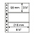 Лист в альбом Grande для 3 бон (C), прозрачный. Leuchtturm. 308439
