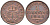 ПРУССИЯ 1 ПФЕННИГ 1868 В, ВИЛЬГЕЛЬМ I (1861-1888) KM 480 медь 201-549