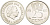 Нидерланды 25 центов 1965 Юлиана (1949-1980) KM 183 никель 214-941