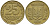УКРАИНА 25 КОПЕЕК 1992 KM 2.1а латунь 4396-329