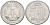 ГДР 50 пфеннигов 1958 А, БРАК ГУРТА KM 12.1 алюминий 4563-722