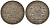 Бремен 36 гротенов 1859 15L. 14G. патина KM 243, Jaeger 21, AKS 1, Kahnt 159 серебро 00-000-00