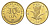 Хорватия 10 лип 2001 нечетный год KM 6 сталь плакированная латунью UNC 4659-715
