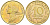 ФРАНЦИЯ 10 САНТИМОВ 1963 ТИП MARIANE KM 929, LE FRANC 144.3 алюминиевая бронза 44-956