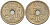 Дания 25 эре 1929 N ; GJ, Кристиан X (1912-1947) KM 823.2 медно-никель 4383-921