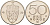 Норвегия 50 эре 1979 Улаф V (1957-1991) KM 418 медно-никель UNC 4582-733