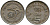 Индия 5 рупий 1995 50 лет ООН KM 156 медно-никель 33-733