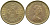 Гонконг 50 центов 1977 Елизавета II (1952-) KM 41 никель латунь 110-644