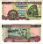 Гана 2000 седи 2002 мост, рыболовы с сетью Pick 33g бумага aUNC 7116-21-1-1