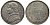 Ватикан 1 скудо 1853 папа Пий IX, реставрация KM 1336.2 серебро 00-000-00