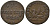 Росток 1 пфенниг 1824 AS, Адам Шиллер (1815-1824) KM 135 медь     4448-827