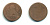 БЕЛЬГИЯ 2 ЦЕНТА ND медь 58-447