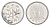 Япония 1 йена 1967 Yr. 42 Y 74 алюминий 4640-468
