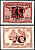 Арнштадт (Тюрингия) 10 пфеннигов 1921 Mehl Grabowski 43.1-1/6 бумага UNC (пресс) 7556-43-1-1