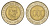 Эквадор 1000 сукре 1997 70 лет Центробанку KM 103 биметалл UNC 4641-745