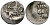 Русское Царство денга 1547-1584 Иван IV Васильевич, Московский  монетный двор, 0,34 ГР ГиК №61 серебро 262-1516
