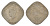 Британская Индия 1/2 анна 1946 Георг VI (1936-1952) KM 535 медно-никель 4649-337